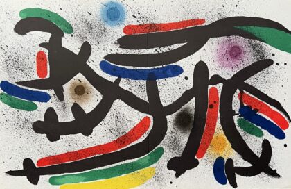 Joan Miro Original Stone Lithograph IX Mourlot 1972