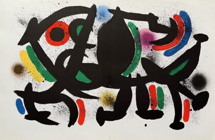 Joan Miro Original Stone Lithograph VIII Mourlot 1972