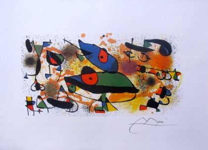 Joan Miro SCULPTURES II Facsimile Signed Limited Edition Lithograph