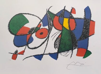 Joan Miro VOLUME II, LITHO VIII Facsimile Signed Limited Edition Lithograph