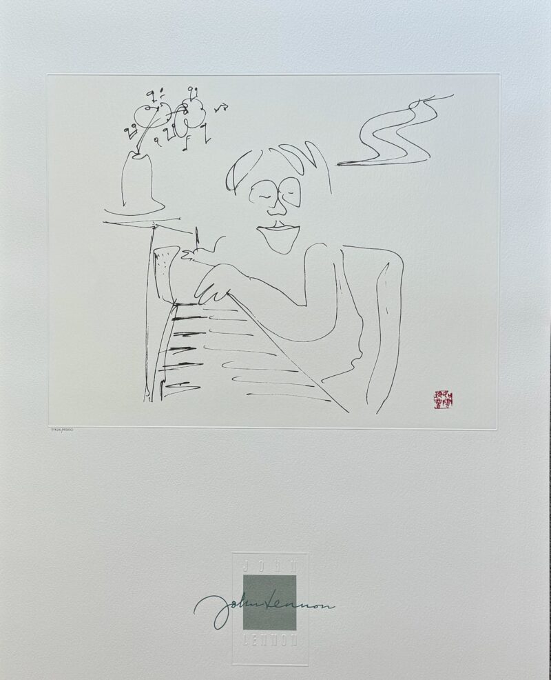 John Lennon BABY GRAND Facsimile Signed Limited Edition Lithograph 36 x 24