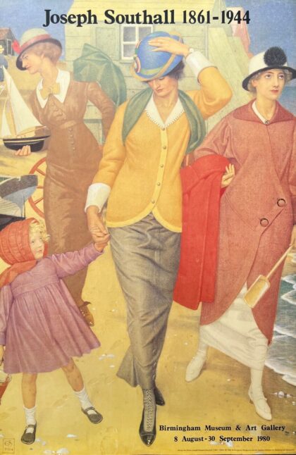 Joseph Southall ALONG THE SHORE Lithograph