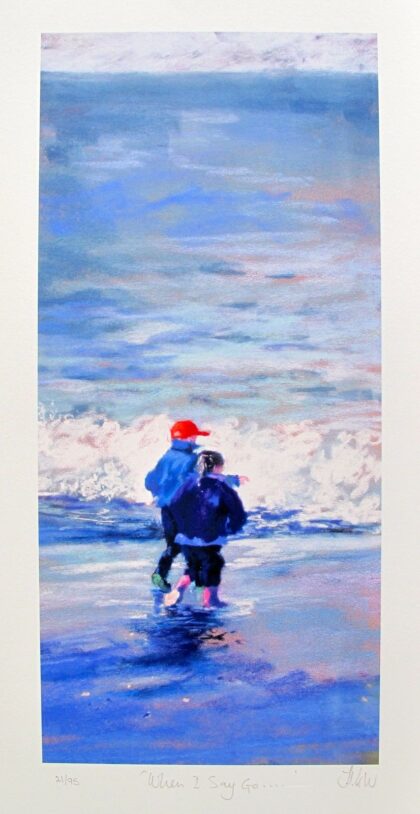 Nel Whatmore WHEN I SAY GO... Hand Signed Limited Edition Giclee