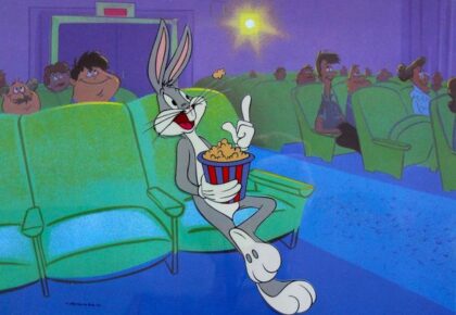 Warner Bros BUGS BUNNY AT THE MOVIES Sericel