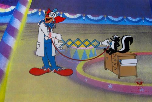Bozo the Clown BOZO PLAYING DOCTOR Animation Art Sericel