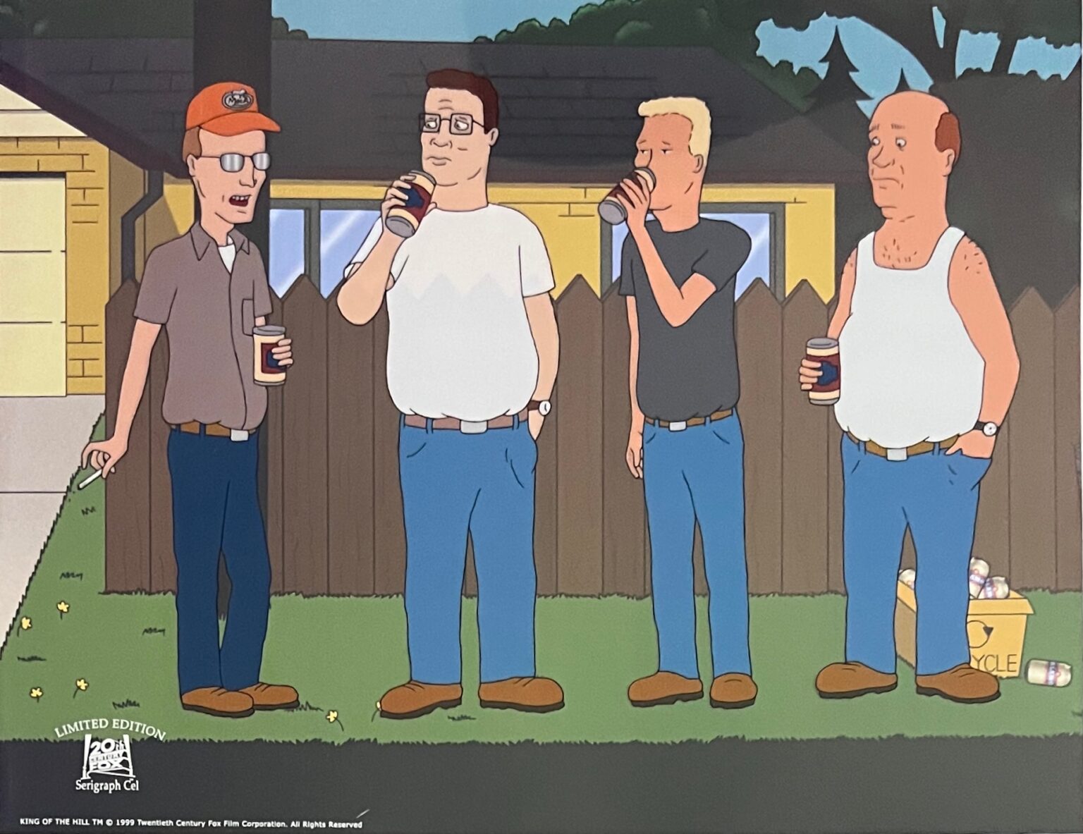 KING OF THE HILL Sericel Animation Art The Alley - Forgotten Treasurez®