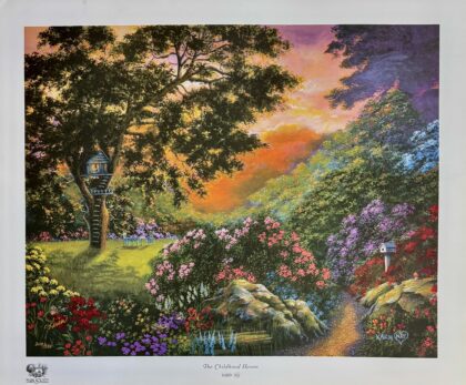 Karin Kis THE CHILDHOOD HAVEN Hand Signed Limited Edition Lithograph