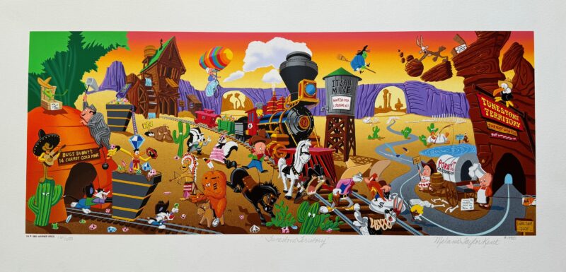 Melanie Taylor Kent Tunestone Territory Hand Signed Serigraph Warner Bros Suite