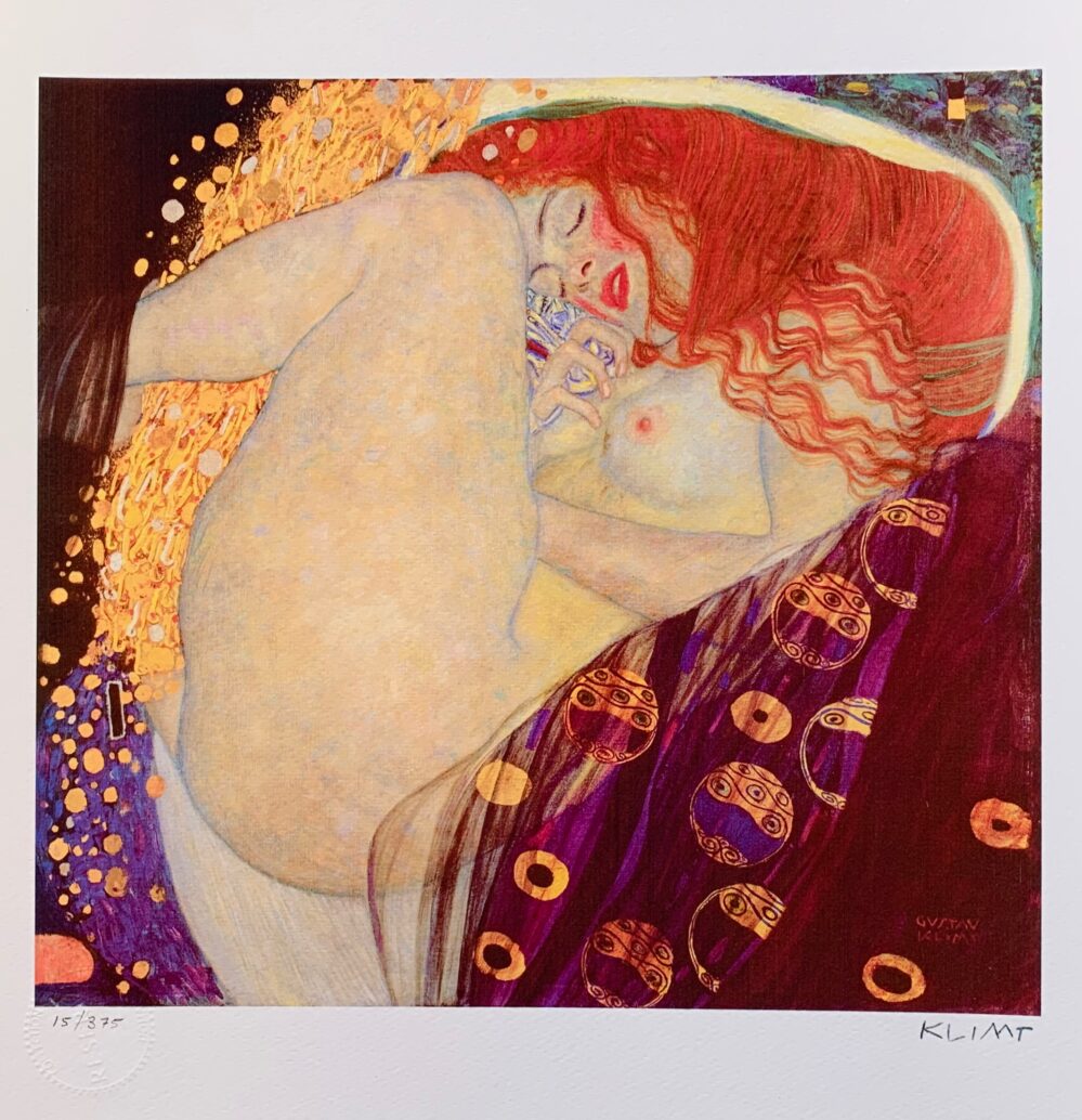 Gustav Klimt DANAE Facsimile Signed Limited Edition Giclee