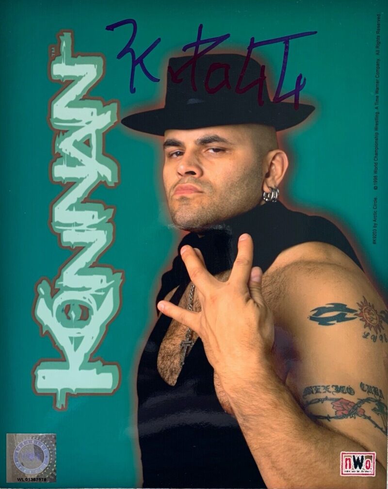 KONNAN Signed Autographed Cuban Pro Wrestler 8" X 10" Photo NWO WWE