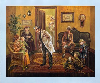 Lee Dubin DOCTORS OFFICE Hand Signed Limited Edition Lithograph