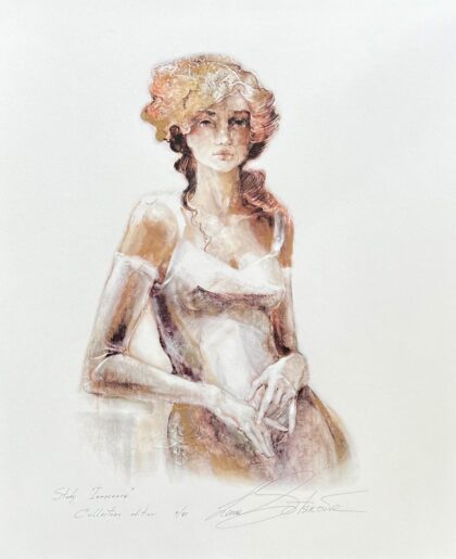 Lena Sotskova INNOCENCE Hand Signed Limited Edition Giclee Study on Paper