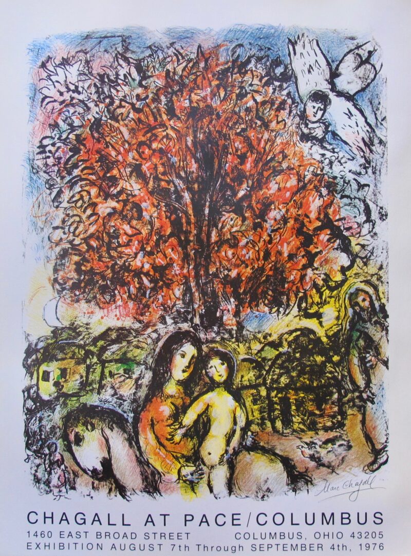 MARC CHAGALL La Chevauchee 1976 Facsimile Signed Limited Edition Lithograph