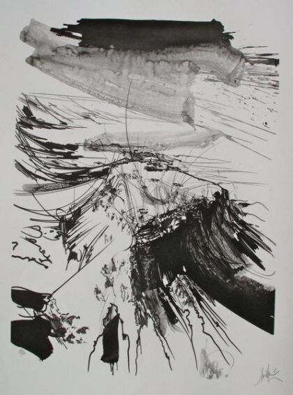 Raymond Moretti MASADA Hand Signed Limited Edition Lithograph