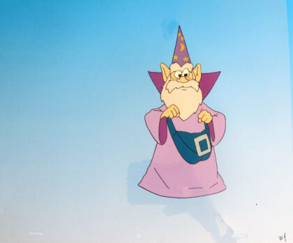 MERLIN THE MAGICIAN Hand Painted Original Animation Art Cel