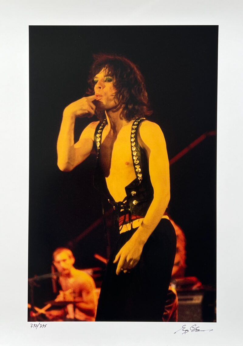 MICK JAGGER Hand Signed Limited Edition Photograph by GREGG COBARR