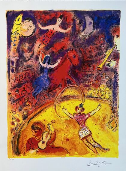 Marc Chagall CIRCUS Giclee 22" x 17"