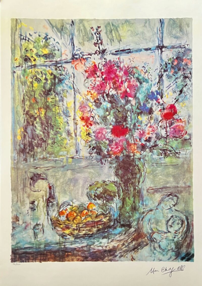 Marc Chagall FRUITS AND FLOWERS Limited Edition Facsimile Signed Lithograph