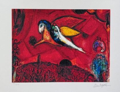 Marc Chagall SONG OF SONGS Limited Edition Facsimile Signed Giclee Art 16 x 12