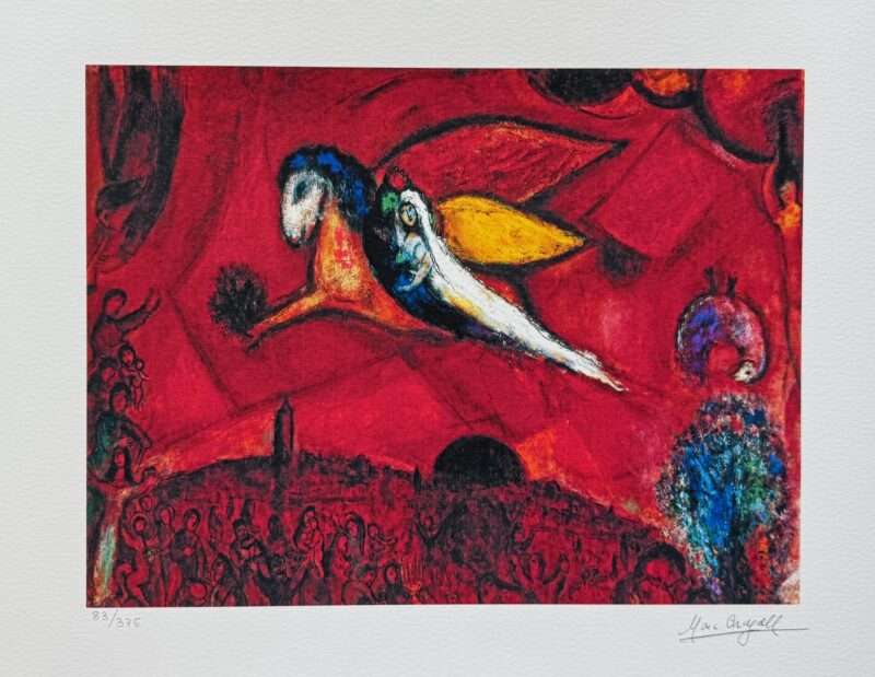 Marc Chagall SONG OF SONGS Limited Edition Facsimile Signed Giclee Art 16 x 12