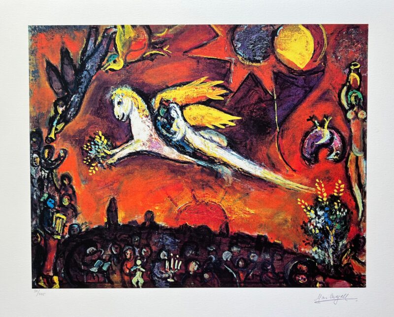 Marc Chagall SONG OF SONGS Limited Edition Signed Giclee Art 34" x 22"