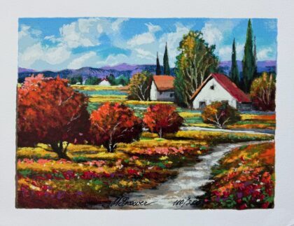 Mark Braver THE WAY BACK HOME Hand Signed Limited Edition Serigraph