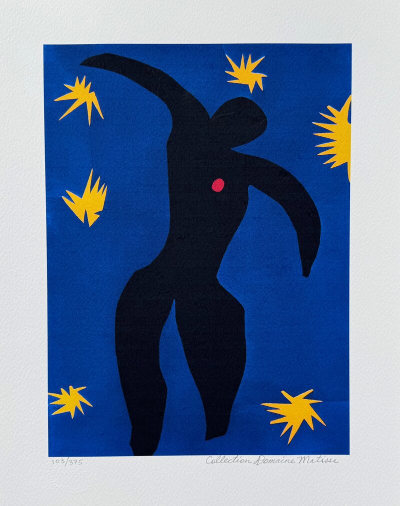 Henri Matisse ICARUS Estate Signed Stamped Limited Edition Giclee Art 16" x 12"