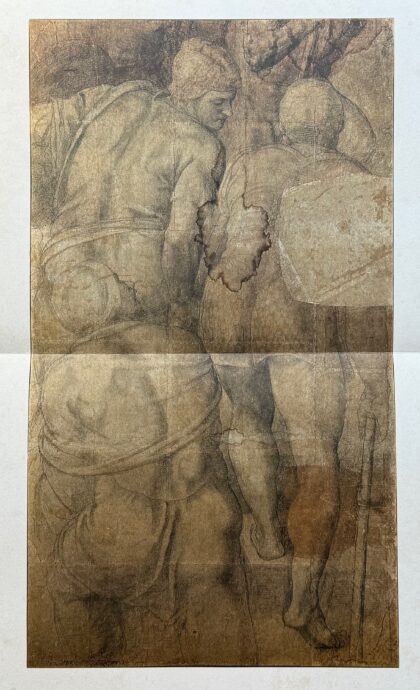 Michelangelo THE CRUCIFIXION OF ST. PETER 1970 Lithograph 24" x 17"