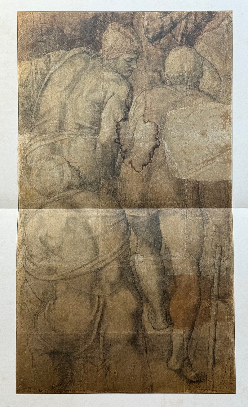 Michelangelo THE CRUCIFIXION OF ST. PETER 1970 Lithograph 24" x 17"