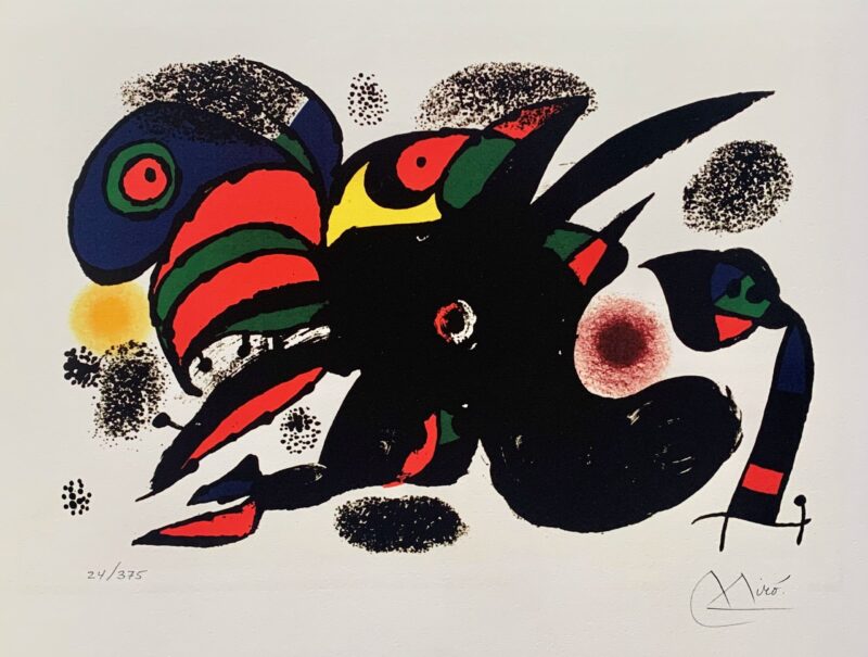 Joan Miro AGORA II Facsimile Signed Limited Edition Giclee