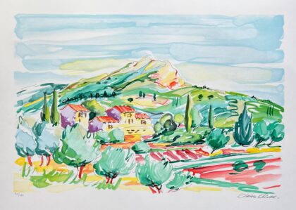 Oliver Zlatku SUMMER FIELDS Hand Signed Limited Edition Lithograph