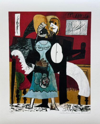 #65 DANCING COUPLE Pablo Picasso Estate Signed Giclee