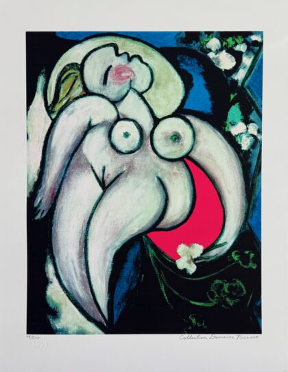 Pablo Picasso 68 RECLINING NUDE Estate Signed Stamped Limited Edition Giclee 20x26