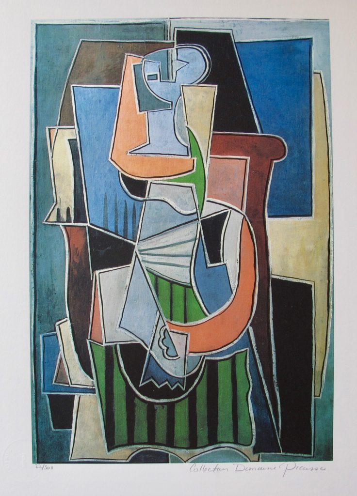 Pablo Picasso ABSTRACT WOMAN Estate Signed Limited Edition Small Giclee