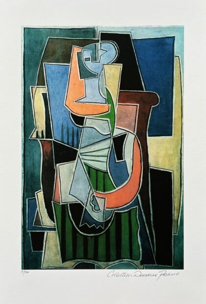 #142 ABSTRACT WOMAN Pablo Picasso Estate Signed Giclee