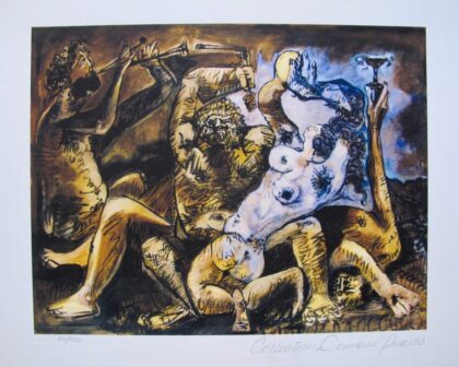 Pablo Picasso BACCHANAL Estate Signed Limited Edition Giclee