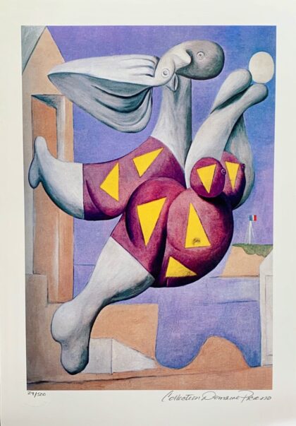 Pablo Picasso BATHER WITH BEACH BALL Estate Signed Limited Edition Small Giclee