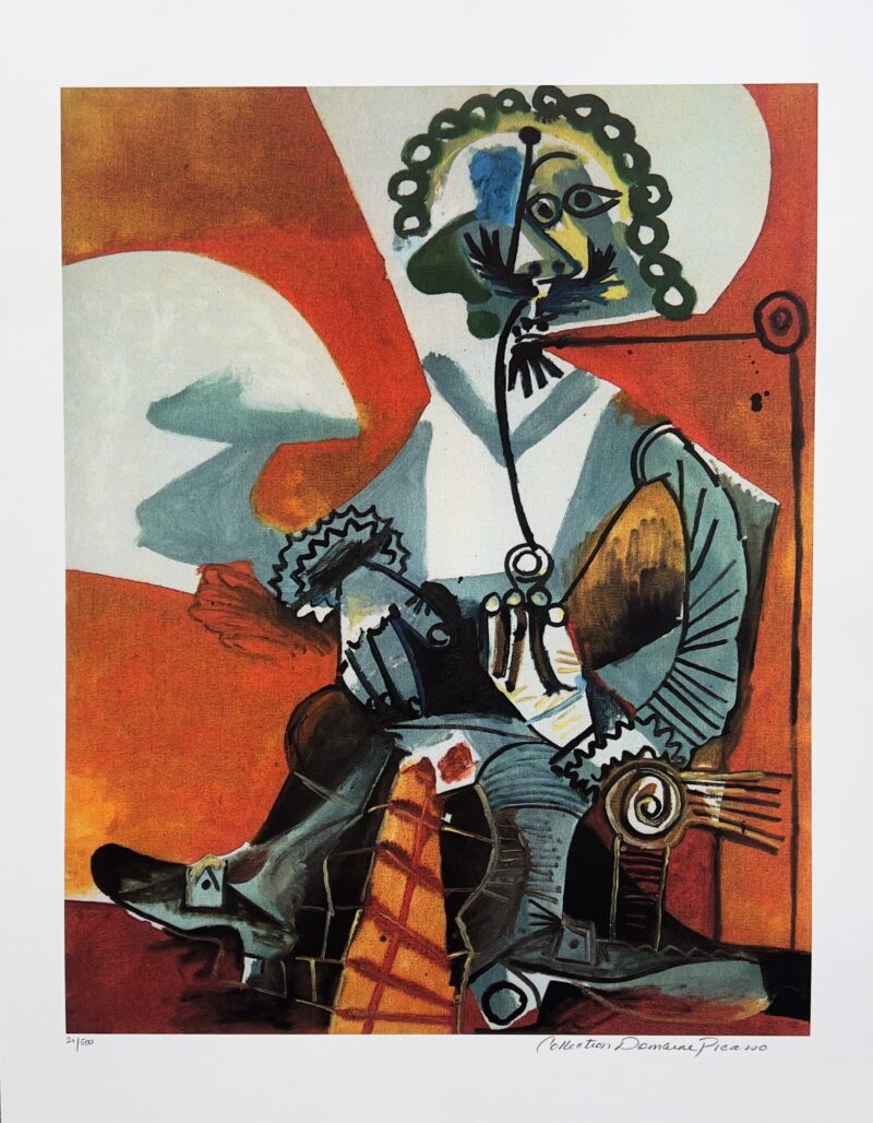 #103 BUCKLED SHOE MAN Pablo Picasso Estate Signed Giclee