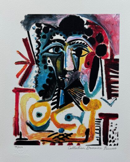 Pablo Picasso BUSTO DE MUJER Estate Signed Limited Edition Giclee 16" x 12