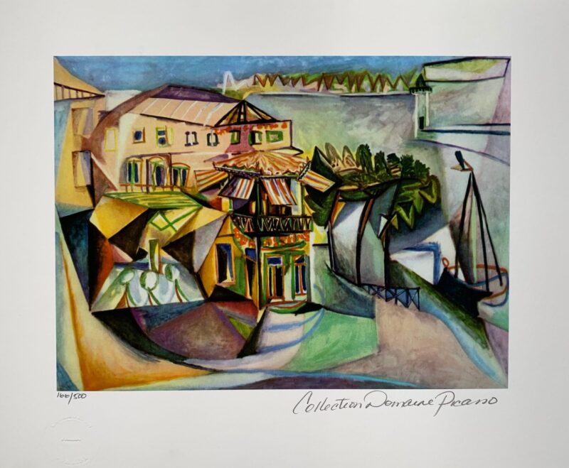 Pablo Picasso CAFE ROYAN Estate Signed Limited Edition Giclee Medium Size