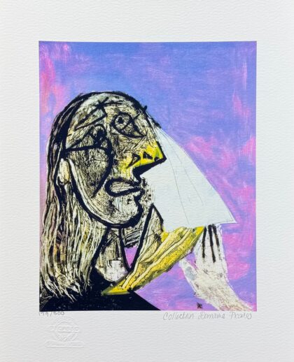 Pablo Picasso CRYING WOMAN Estate Signed Limited Edition Giclee Art 17 x 11