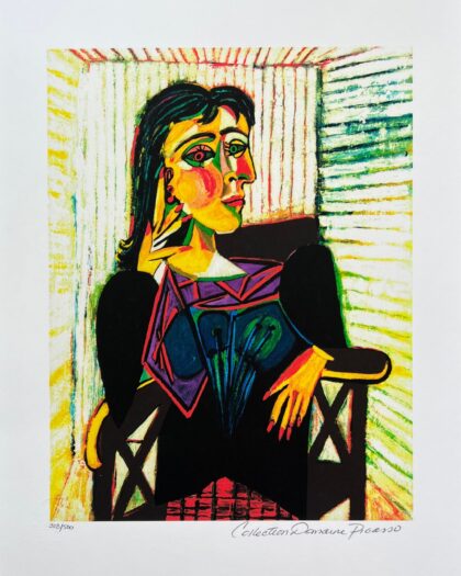 Pablo Picasso DORA MAAR Estate Signed Limited Edition Giclee 20" x 13"