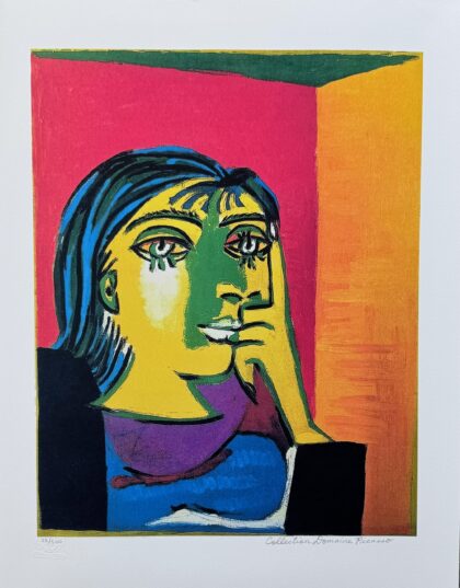 #78 PORTRAIT OF DORA MAAR Pablo Picasso Estate Signed Giclee