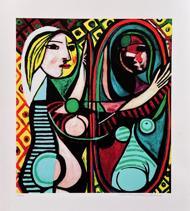 Pablo Picasso GIRL BEFORE MIRROR Estate Signed Limited Edition Giclee 26" x 20"