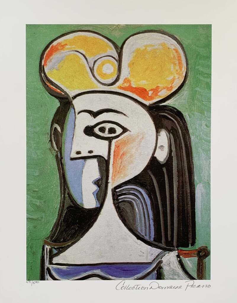 Pablo Picasso GIRL WITH BLACK HAIR Estate Signed Limited Edition Small Giclee