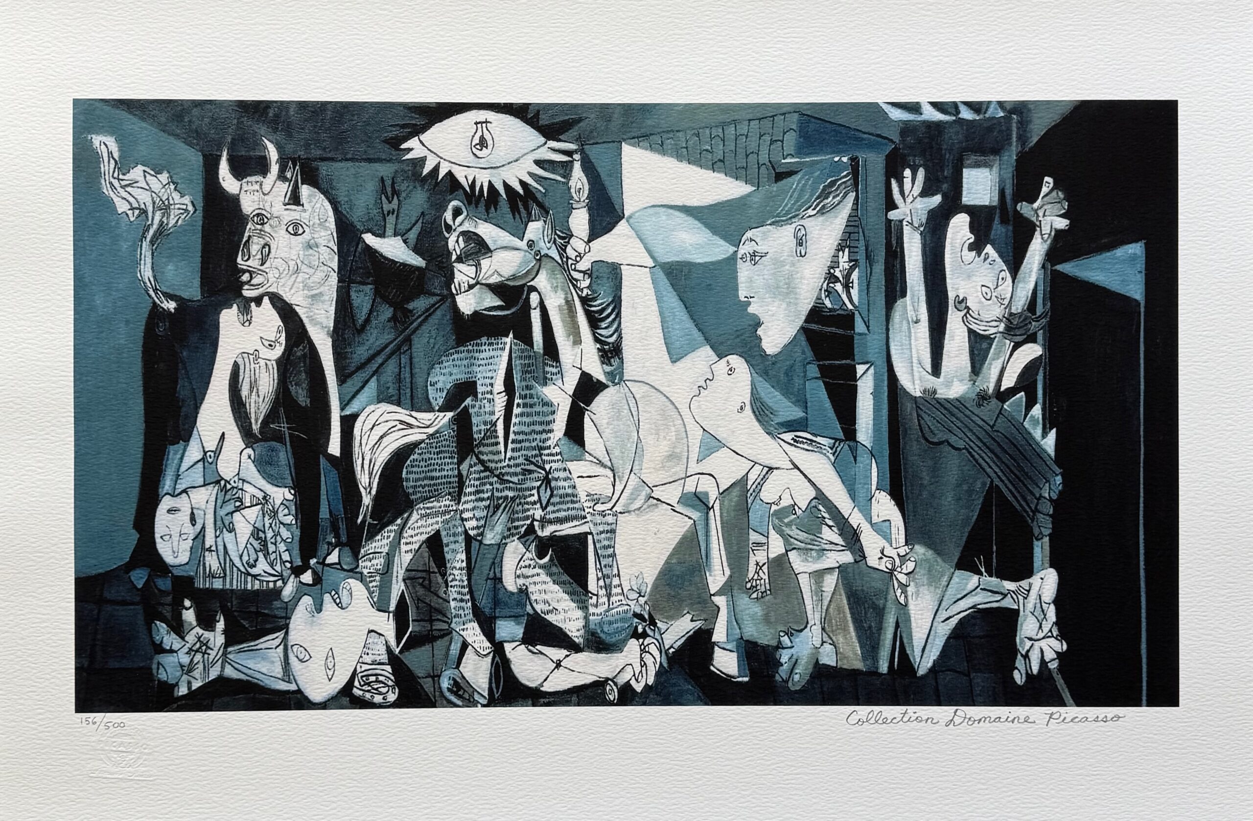 Pablo Picasso GUERNICA Estate Signed Limited Edition Giclee Art 20 x 26