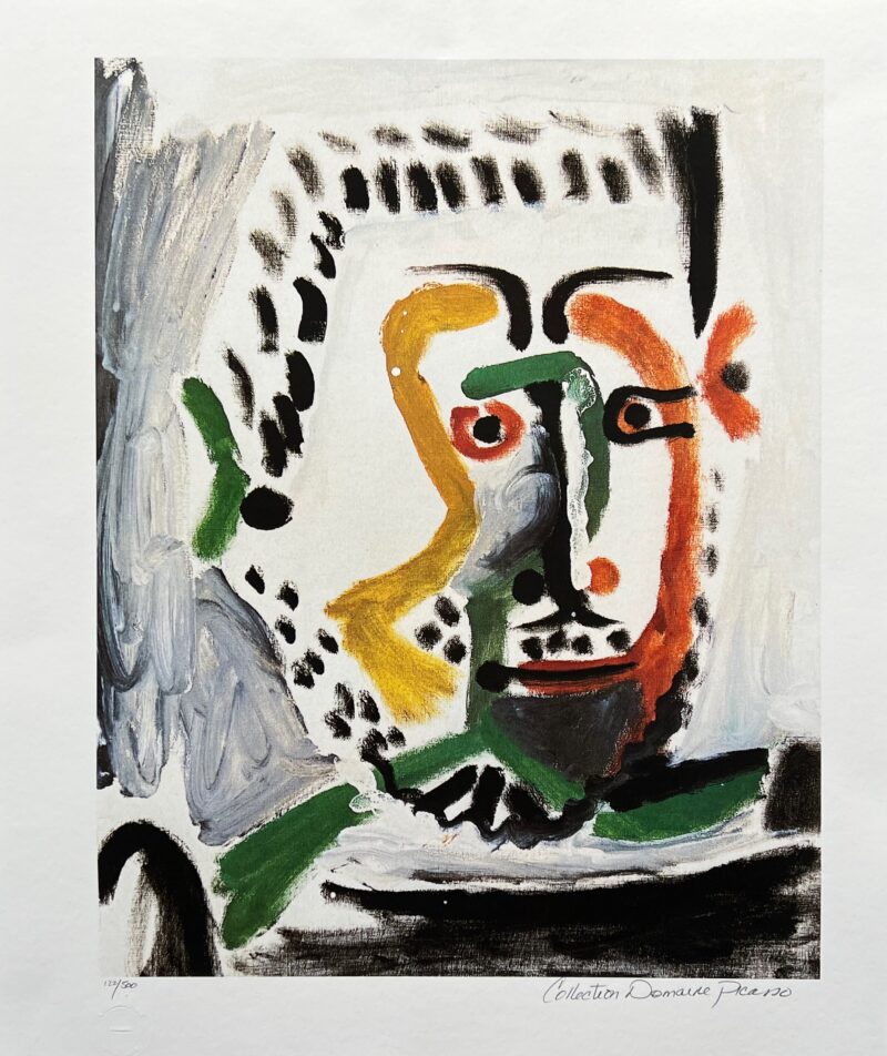 #148 MAN'S HEAD Pablo Picasso Estate Signed Giclee