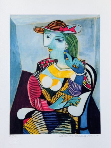 Pablo Picasso MARIE THERESE WALTER Estate Signed Limited Edition Giclee 16 x 12