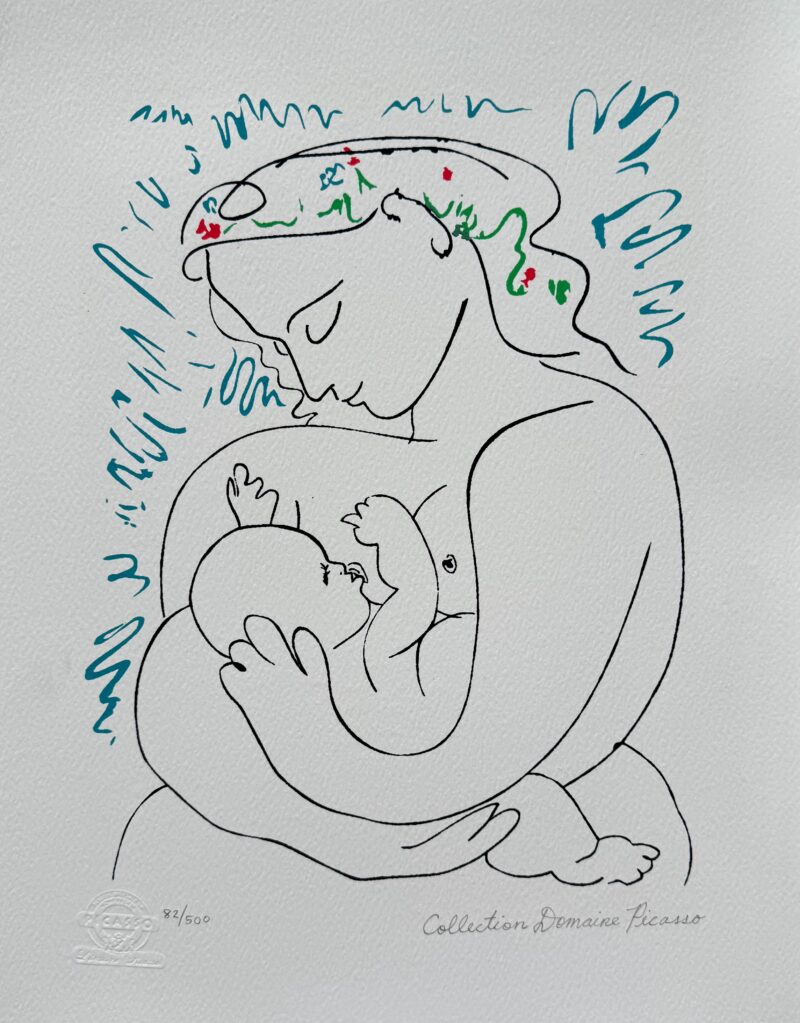 Pablo Picasso MATERNITY Estate Signed Limited Edition Giclee Art 16 x 12