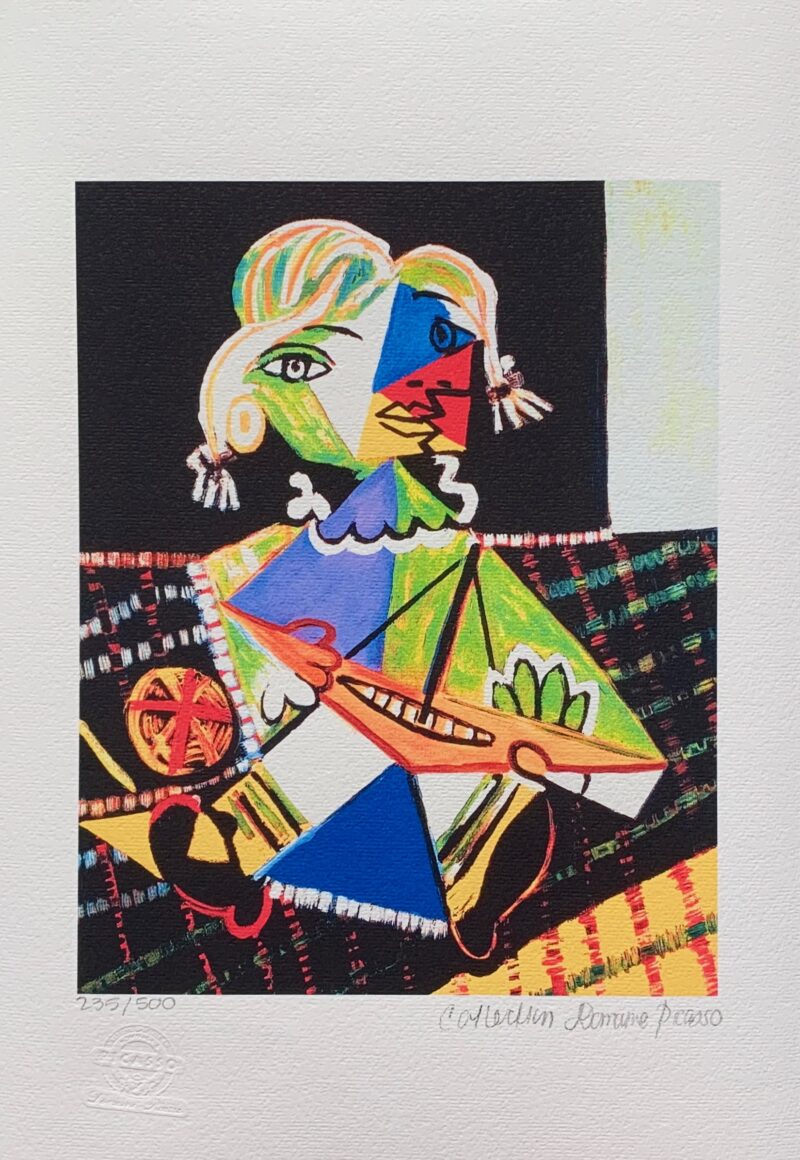 Pablo Picasso MAYA WITH BOAT Estate Signed Limited Edition Small Giclee